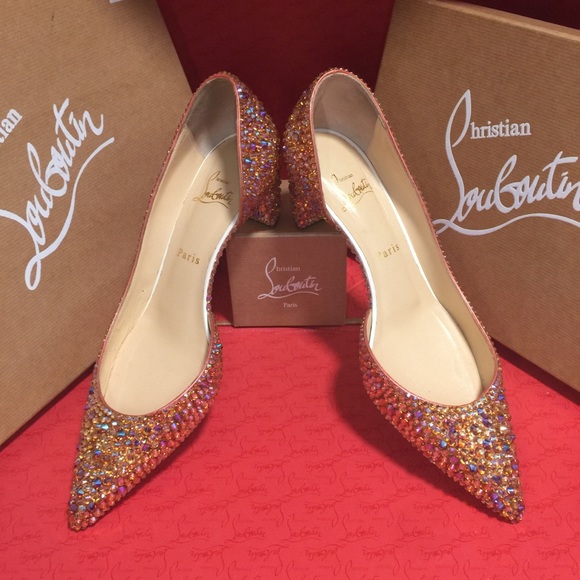 *SOLD* Louboutin Swarovski Strass 60mm heels - Picture 4 of 12